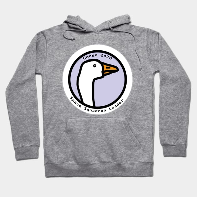 Portrait of Space Squadron Leader Goose Hoodie by ellenhenryart